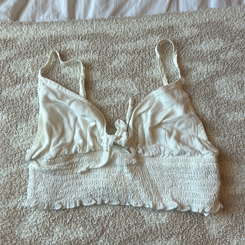 white mini top